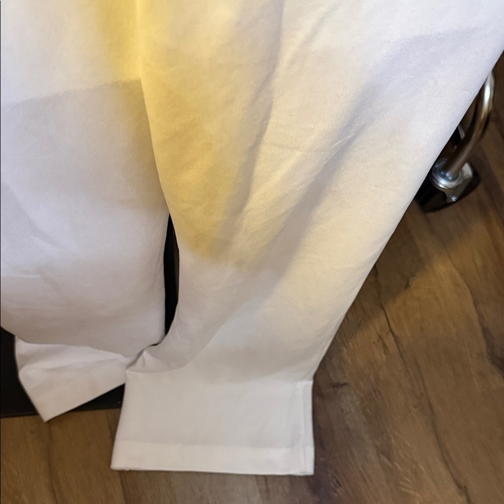 bebe White Strapless Jumpsuit with Button Accents - Picture 11 of 12